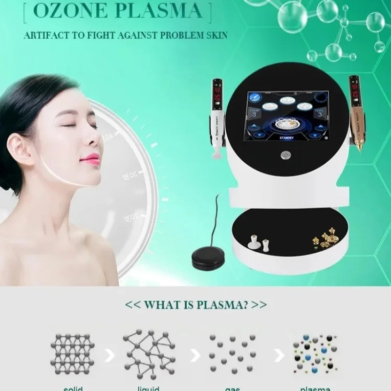 

Portable Ozone Plasma Wrinkle Removal Firming And Lifting 2 In1 Facial Care Therapy Makes The Skin Youthful Hydrated Tender