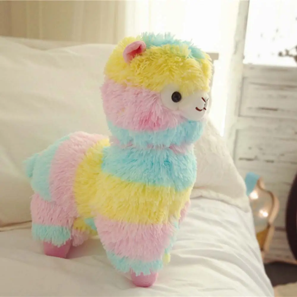 

Colorful Soft Toy Cotton Alpaca Plush Pillow Animal Dolls Alpaca Plush Toys Stuffed Toys Plush Doll Plush Animal Toy