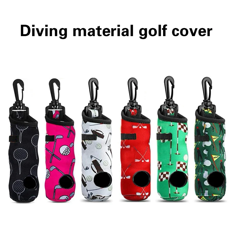 Golf Ball Waist Bag Portable Golf Ball Bags Holder Storage Bag Pouch Golf Ball Waist Mini Golf Ball Container Can Hold 3 Balls