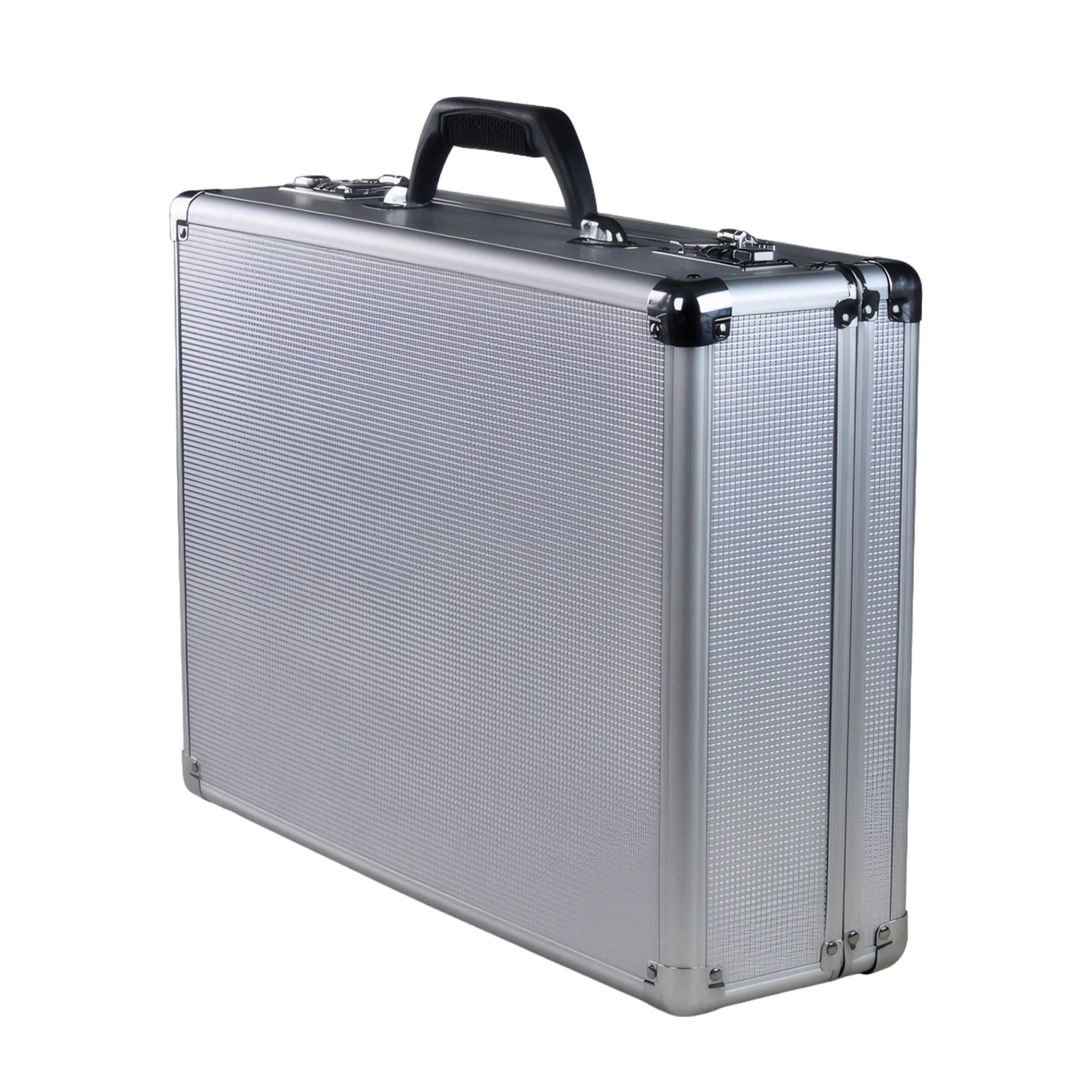 Portable ToolBox Aluminum Alloy Safety Equipment Toolbox Instrument Case Storage Box Suitcase Impact Resistant Case with Sponge