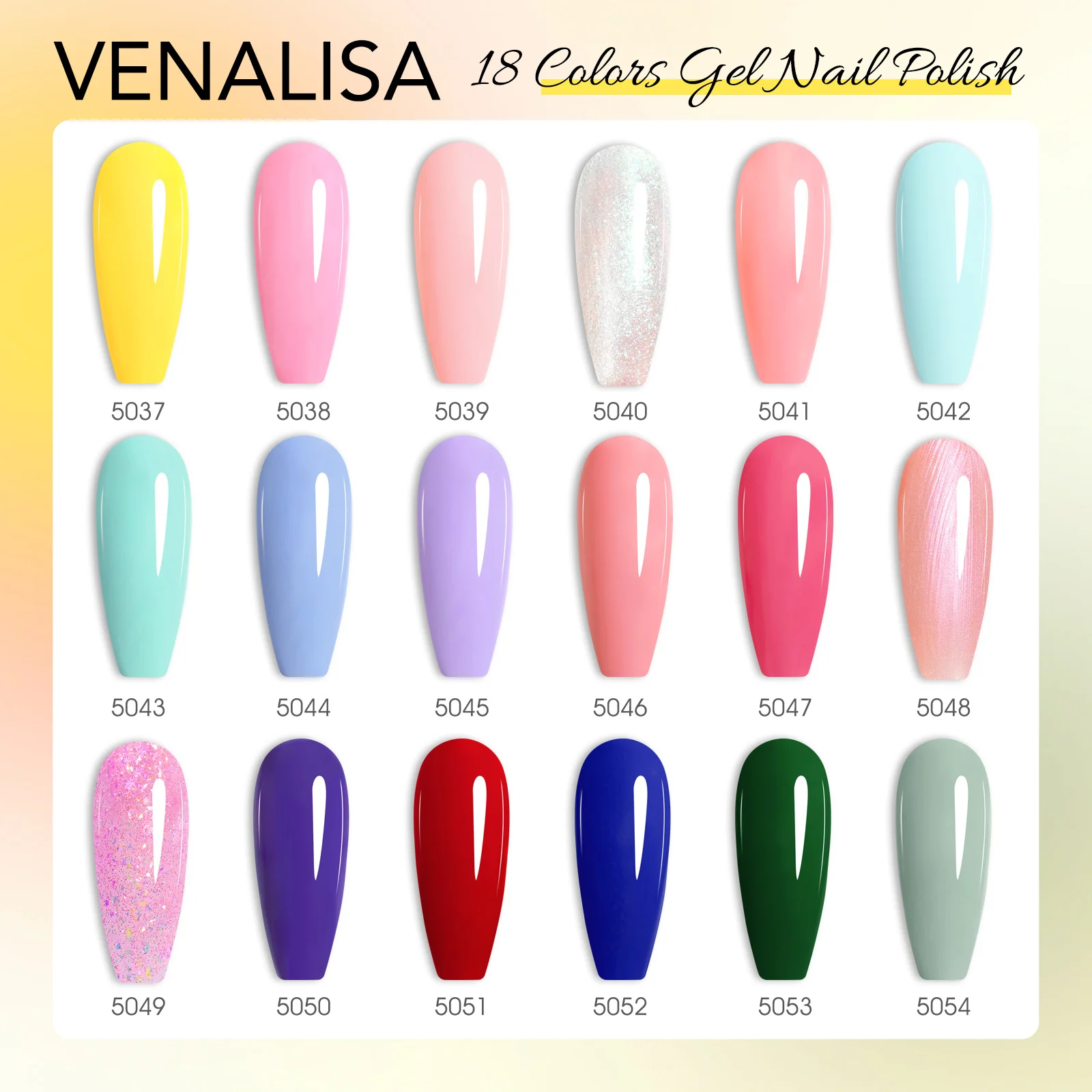VENALISA V7 Gel-Nagellack 18 Farben Herbst-Winter Vintage-Kollektion 10ml HEMA-frei TPO-frei Aushärtbarer UV-LED-Nagelgel-Lack – Detail 20