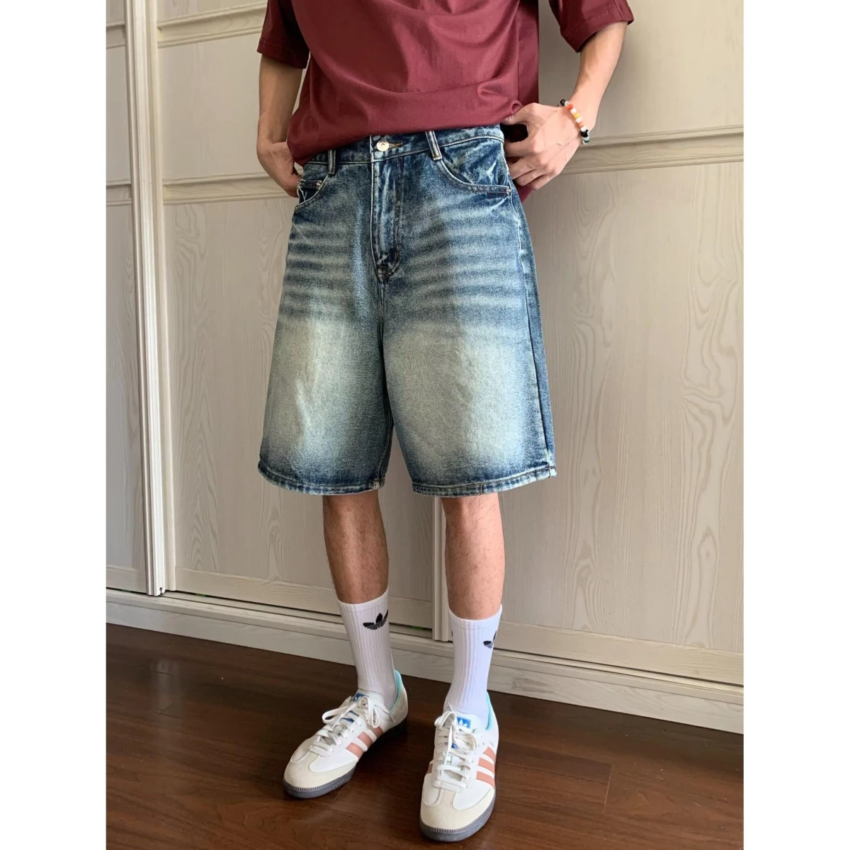 

Весна-Лето 2025: Модные женские джинсы с высокой талией, свободного кроя, прямые, универсальные, стройнящие, трендовые, средней посадки