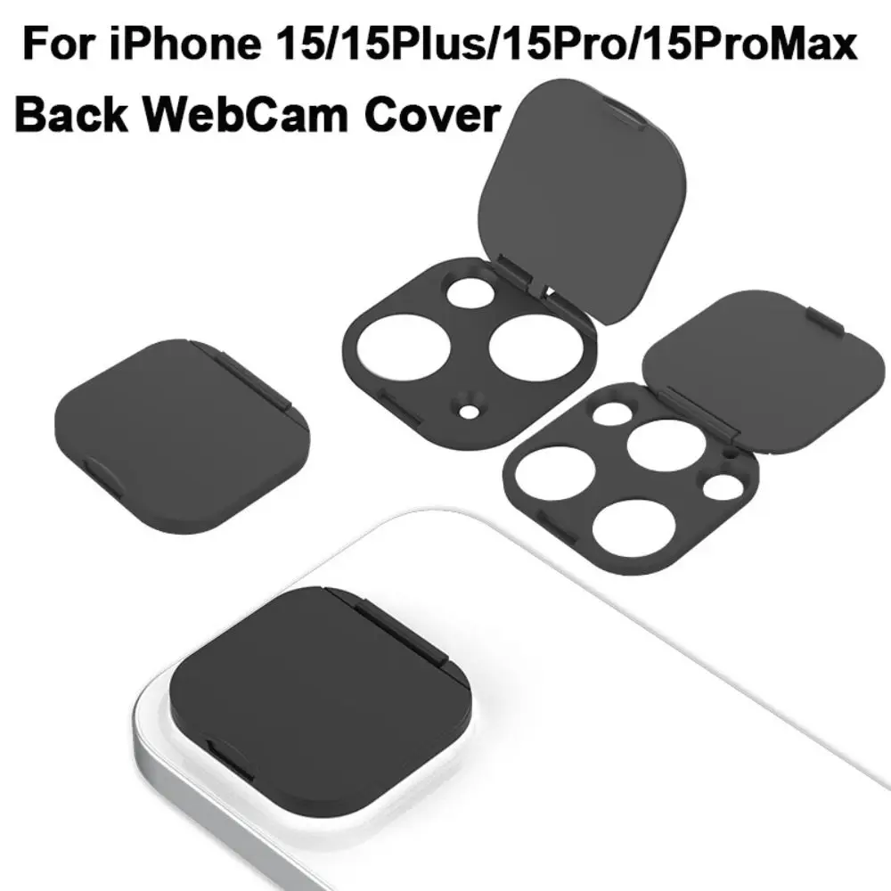 For iPhone 15/15Plus/15Pro/15ProMax Back WebCam Cover Camera Lens Cap Plastic Privacy Protective Sticker Camera Cover Protector