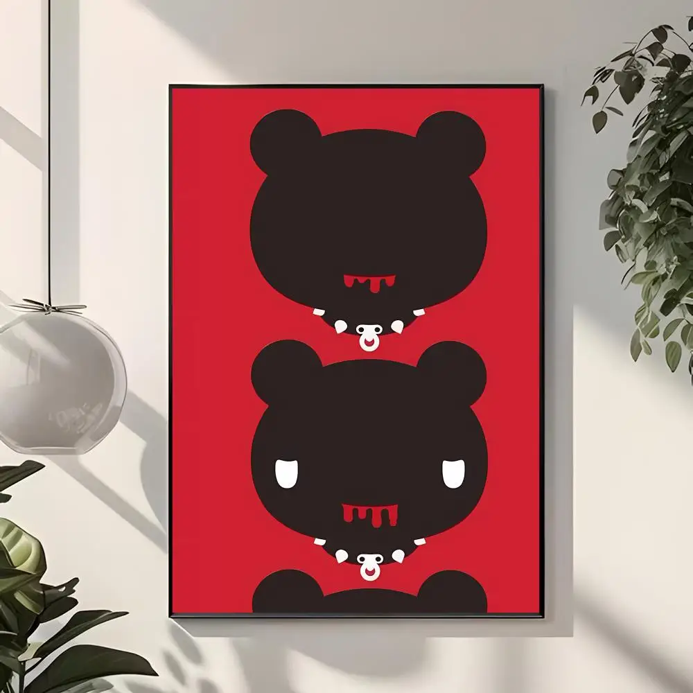 Soft Dark-Character G-Gloomy Bear Poster  Classic Home Interior Design & Modern Wall Decor Art Collection