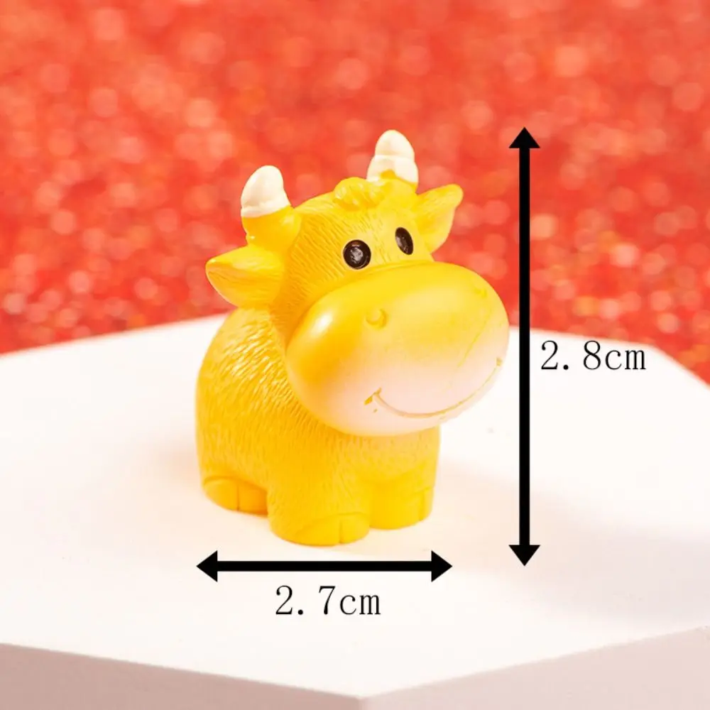 

Cute Mini Twelve Zodiac Figurines Resin Crafts DIY Zodiac Figurines Miniature Handmade Cartoon Micro Landscape Decoration