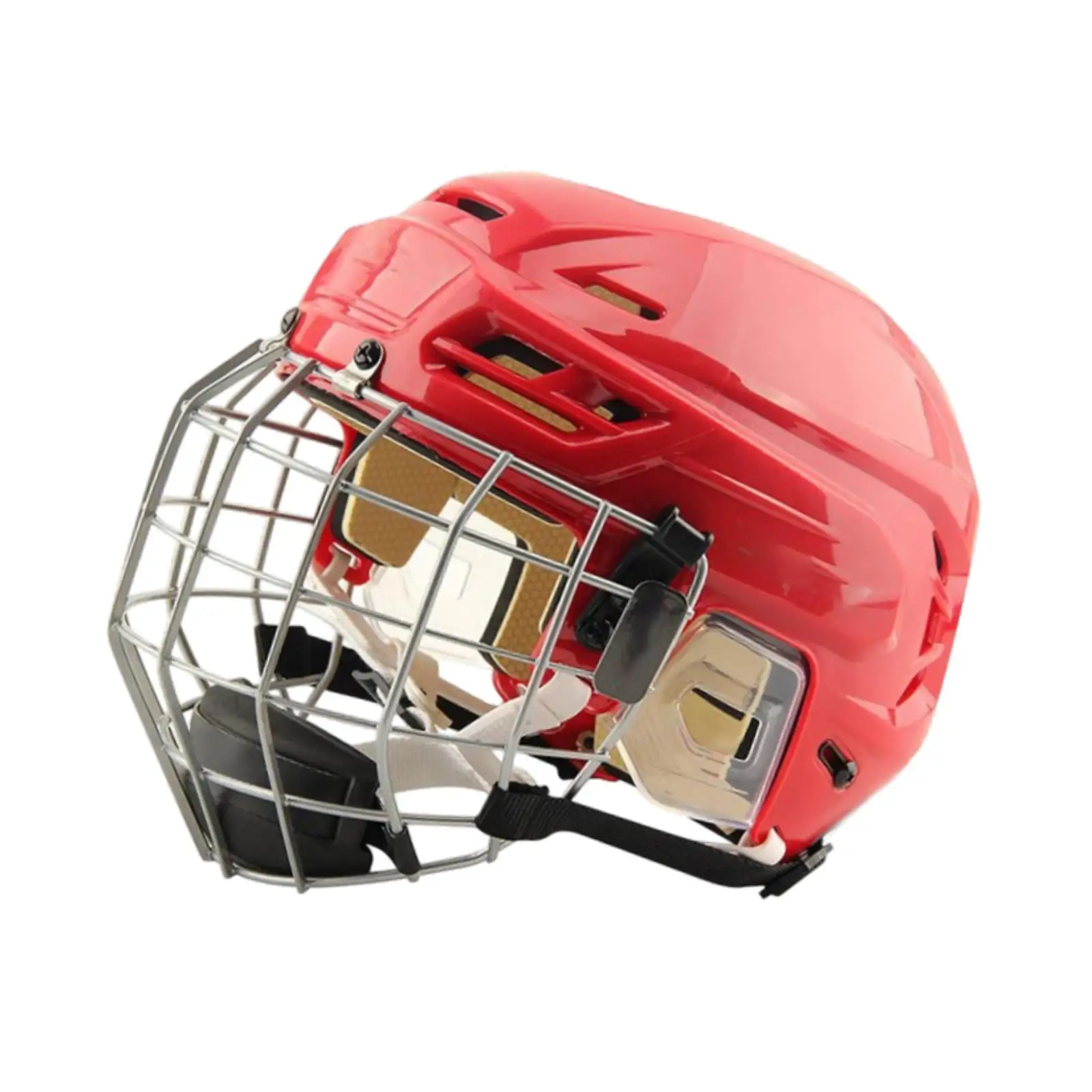 Lightweight Hockey Helmet with Breathable Facemask Adult Skating Helmet Training Competition for Ice Speed Skating