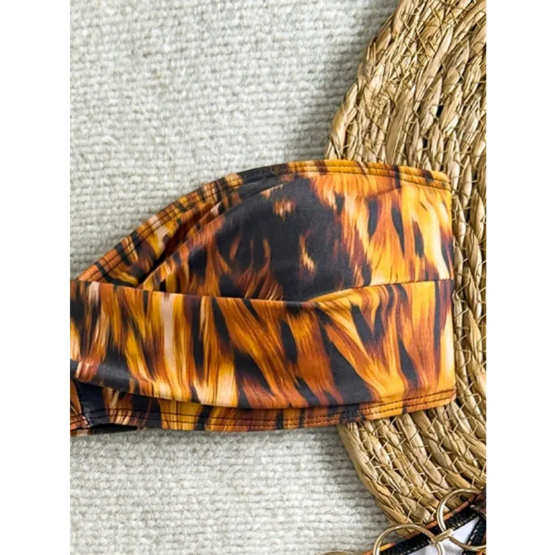 الصيف مثير البيكينيات طباعة النساء ملابس السباحة الإناث لملابس السباحة لباس سباحة البرازيلي مجموعة البكيني بحر بركة الاستحمام