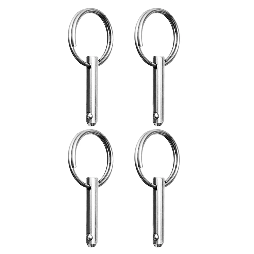 

6 PCS Safety Pin Boat Parts and Accessories Bimini Hardware Pins Clevis Steel Ball
