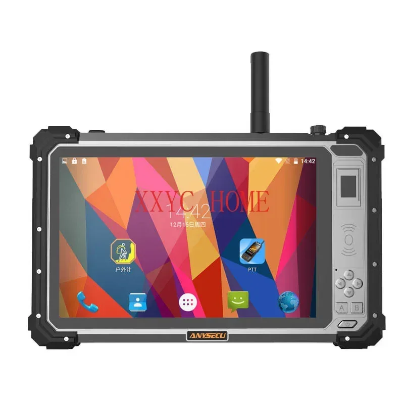 

Android 9 IP68 rugged industrial tablet 4 watts DMR+UHF/VHF (optional) with GPS / fingerprint unlocking