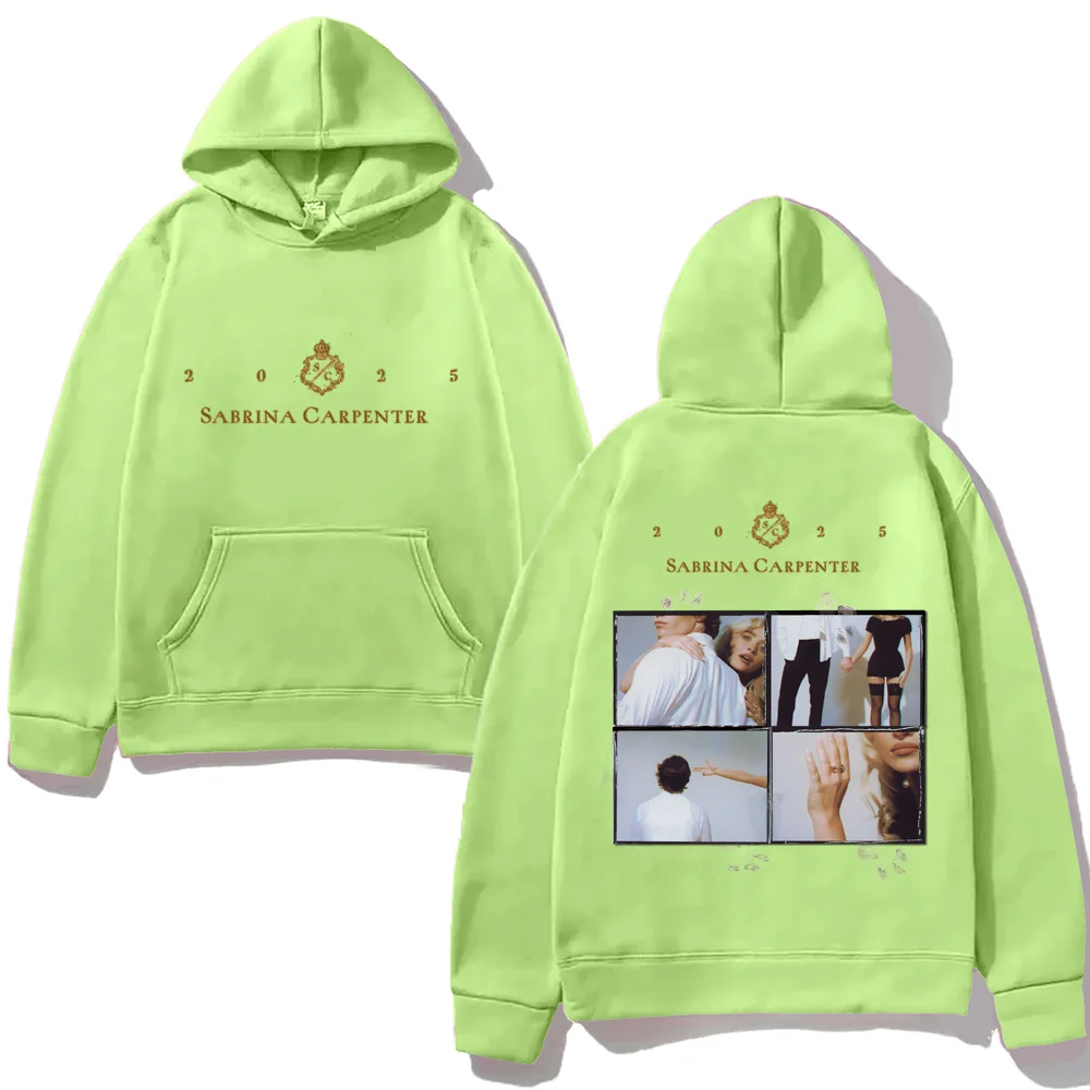 Felpa con cappuccio Sabrina Carpenter Nuovo stile Moda Donna/uomo Felpe Felpa con cappuccio estetica Stesso stile cantante Hombre di alta qualità
