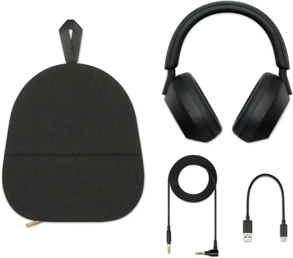Sony WH-1000XM5 Wireless Headphones Noise Canceling Foldable Bluetooth Earphone Bass Stereo Sound Game Business Exercise Headset image 6