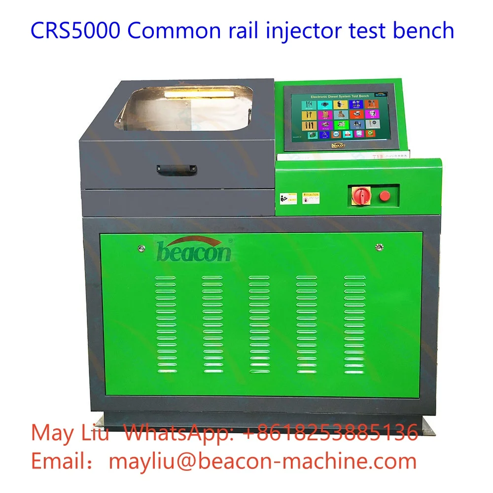 

CRDI Машина для испытания форсунок Common Rail CRS5000 Стенд для испытания форсунок дизельного топлива с QR-кодированием