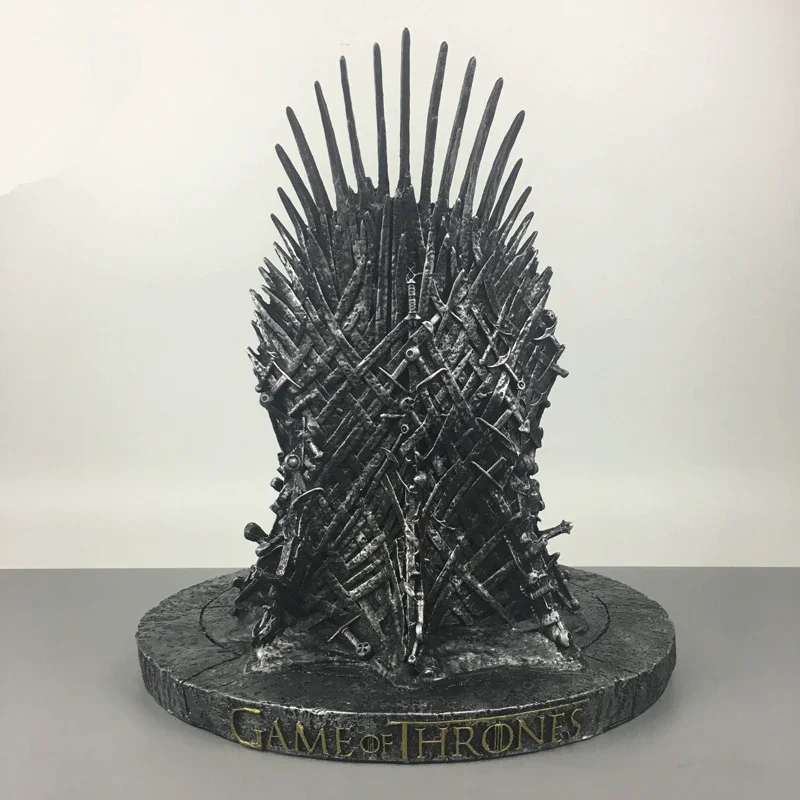 The Iron Throne Figure Toys Game Of Power Iron Throne Handmade Model Ice And Fire Song Decoration Phone Stand Gifts Toys