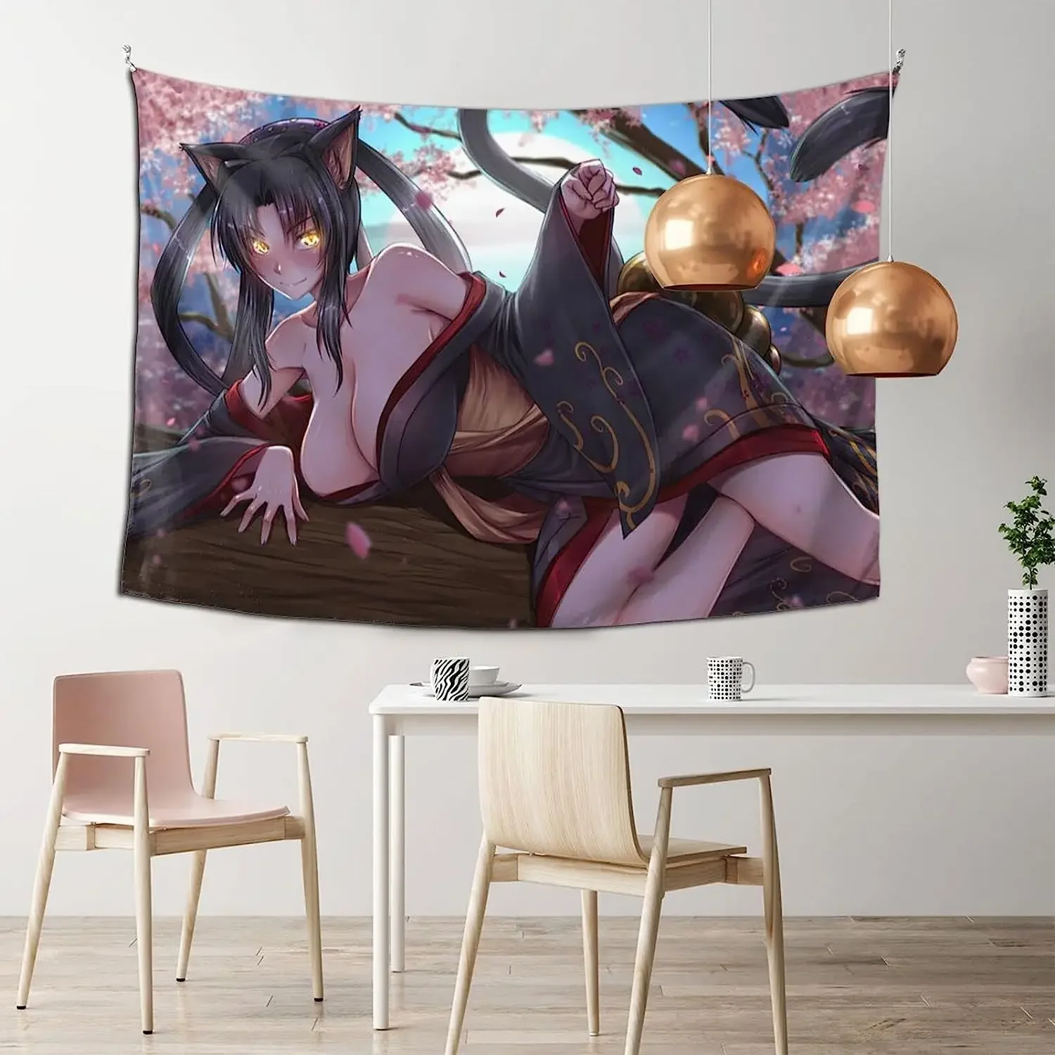 Anime Highschool Dxd Kuroka Tapestry Wall Hanging Tapestry For Home Party Room Art Decoration 60*40 Inch