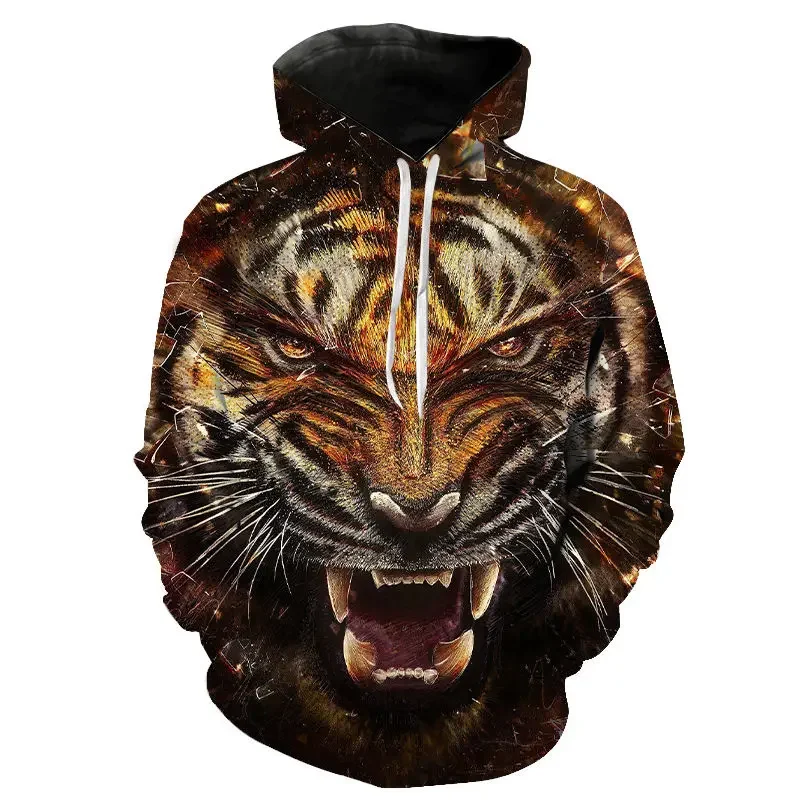 

2024 Animal Tiger 3D Printed Unisex Deluxe Hoodie Men Sweatshirt Streetwear Pullover Casual Jacket Tracksuit 3D Hoodies Clothes