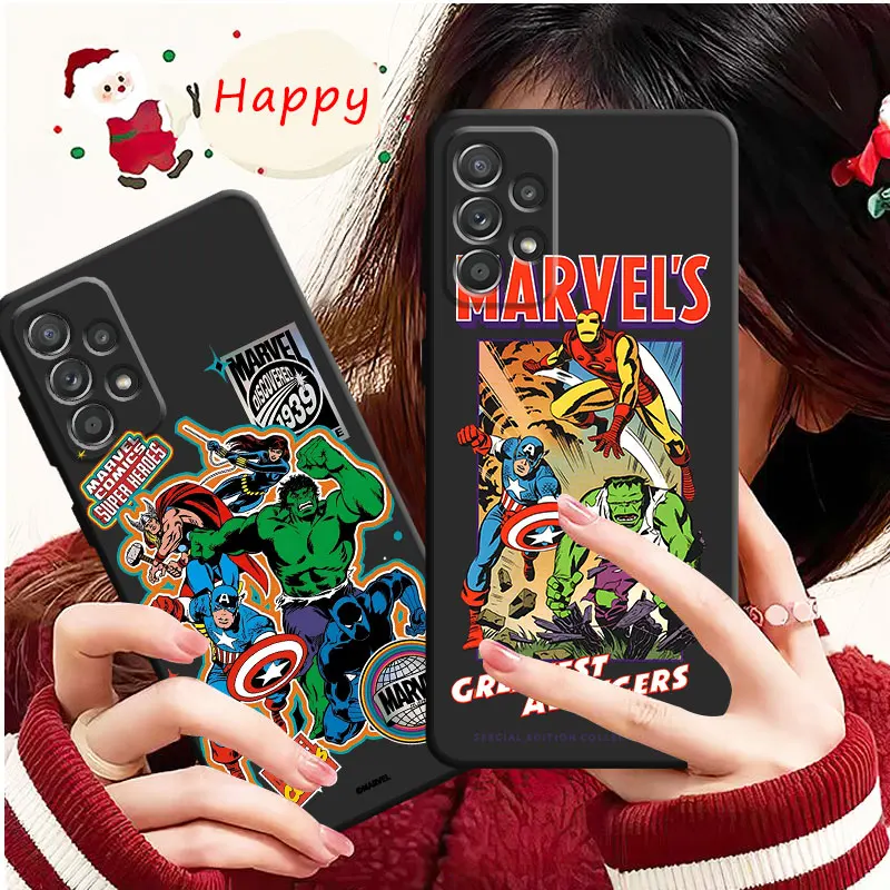 Marvel Super Hero Phone Case for Samsung Galaxy Note 20 Ultra Note 10 Plus 10Lite 9 8 S10e S10 Plus Lite S9 S8 Plus TPU Soft