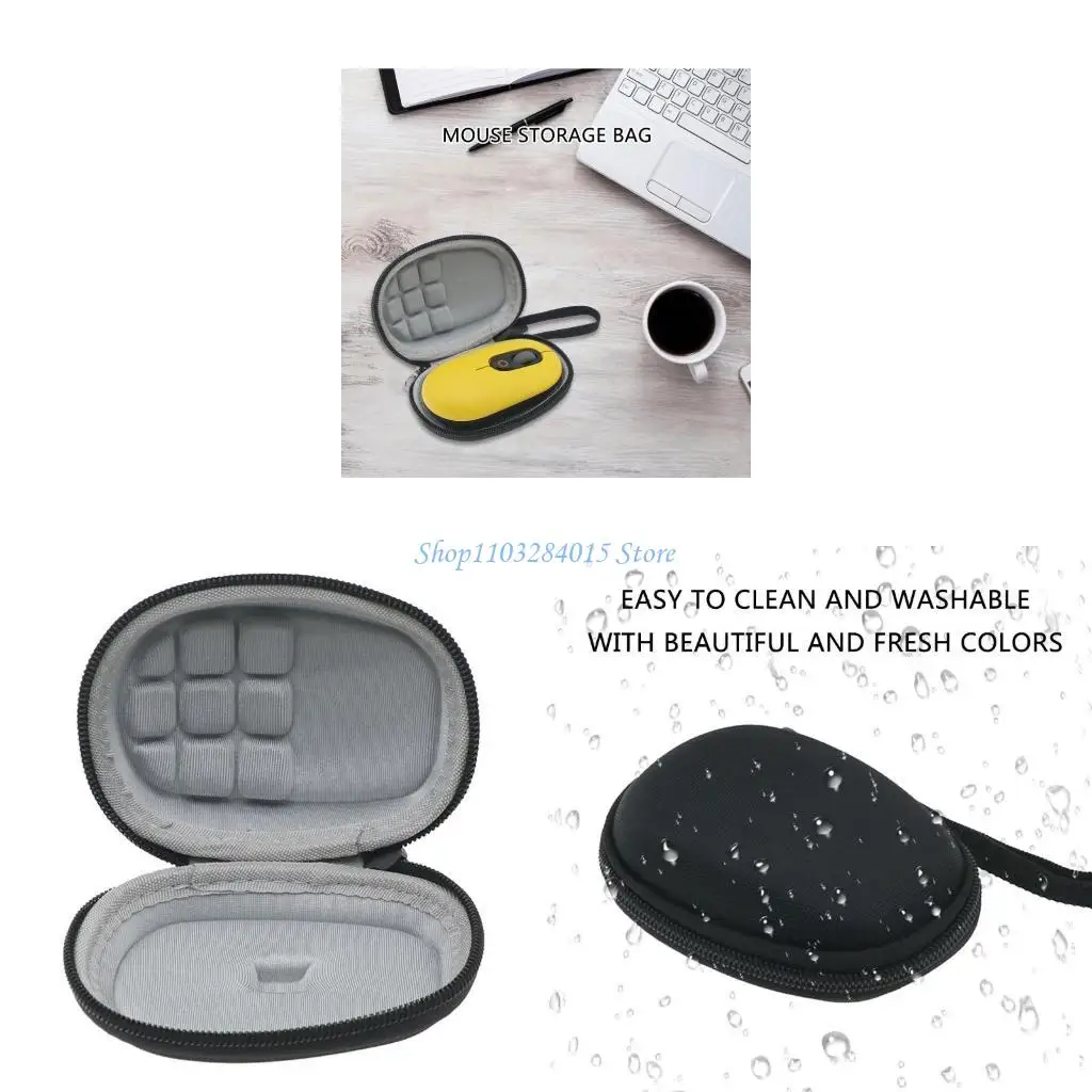 

R6FF Portable EVA Storage Bag for Mouse Simple And Strong Resistance To Pressure
