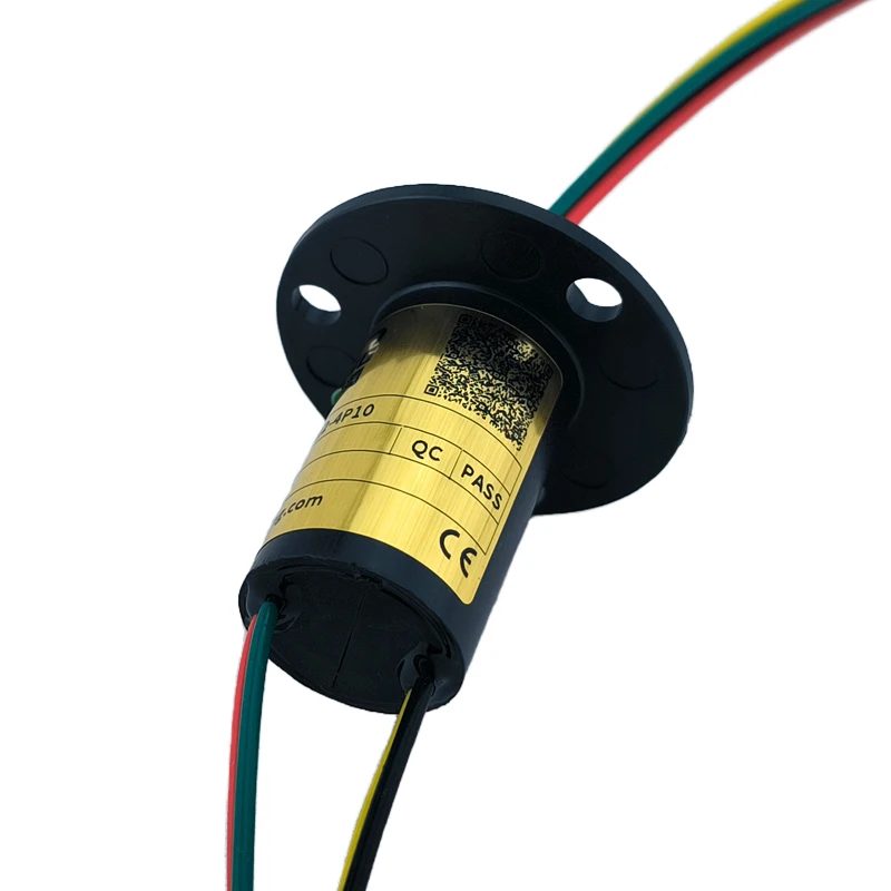 Conductive ring 4-way 10 amp multi-channel slip ring outer diameter 22mm stable power transmission power rotating joint