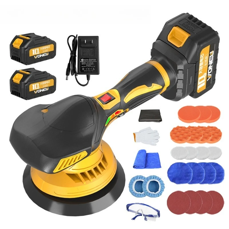 

Wireless Electric Eccentric Orbital Polisher for Car Detailing Waxing Sealing Polishing Grinding Buffing Machine for
