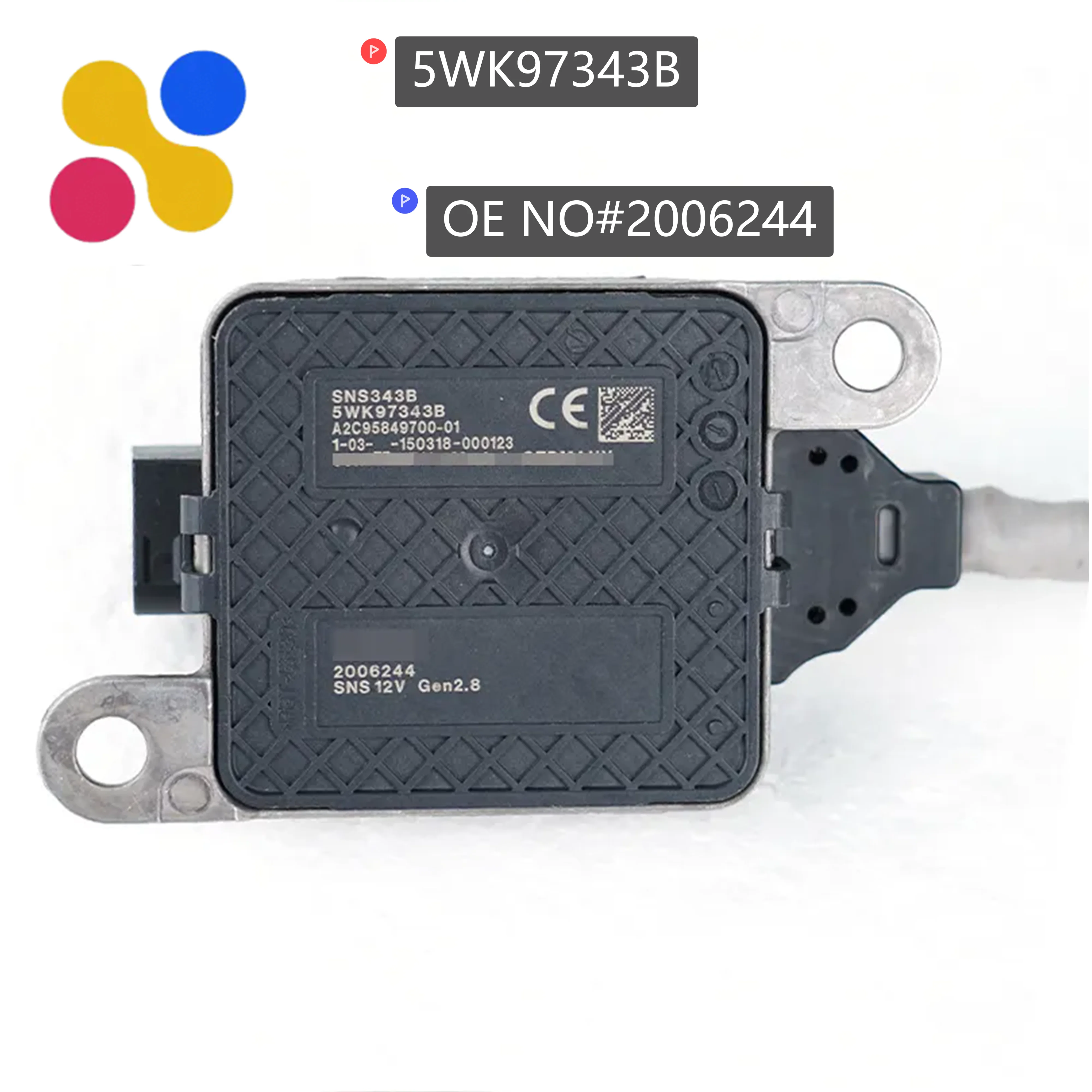 

2006244 NOx Sensor 5WK97343B High Quality Nitrogen Oxide Sensor NOx Sensor 12V For DAF Truck Diesel Engine SCR