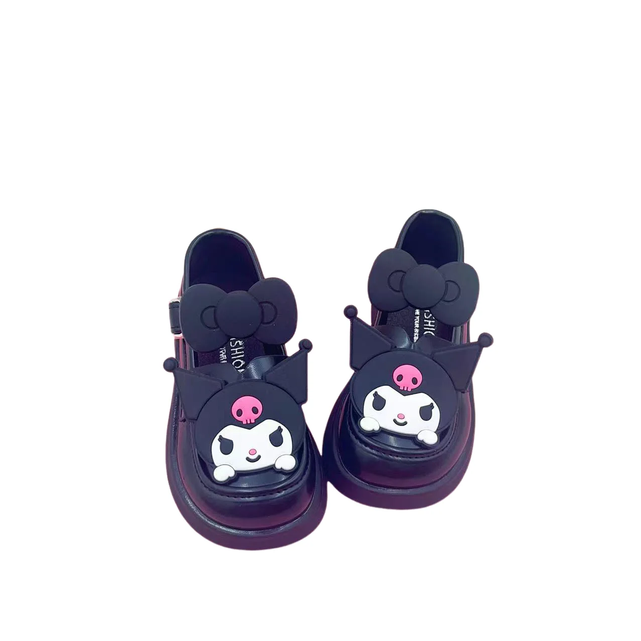 Girl Leather Shoes Princess Shoes Hot Sanrio Kuromi Hello Kitty Kawaii Children Cartoon Princess Spring and Autumn Period New