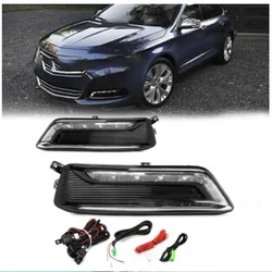 Front Bumper Foglight Fog lights day light for Chevrolet impala DRL 2014 2015 2016 2017 2018 2019