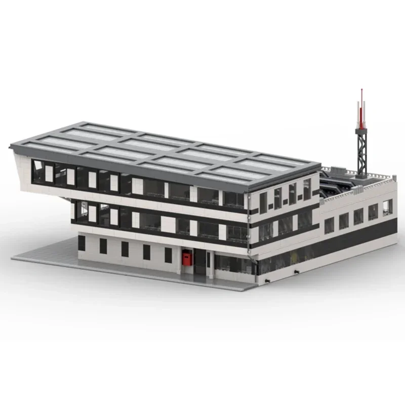 Stadt Street View Modell Moc Gebäude Ziegel Deutschland SEG Station Technologie Modulare Blöcke Geschenke Weihnachten Spielzeug DIY Sets Montage