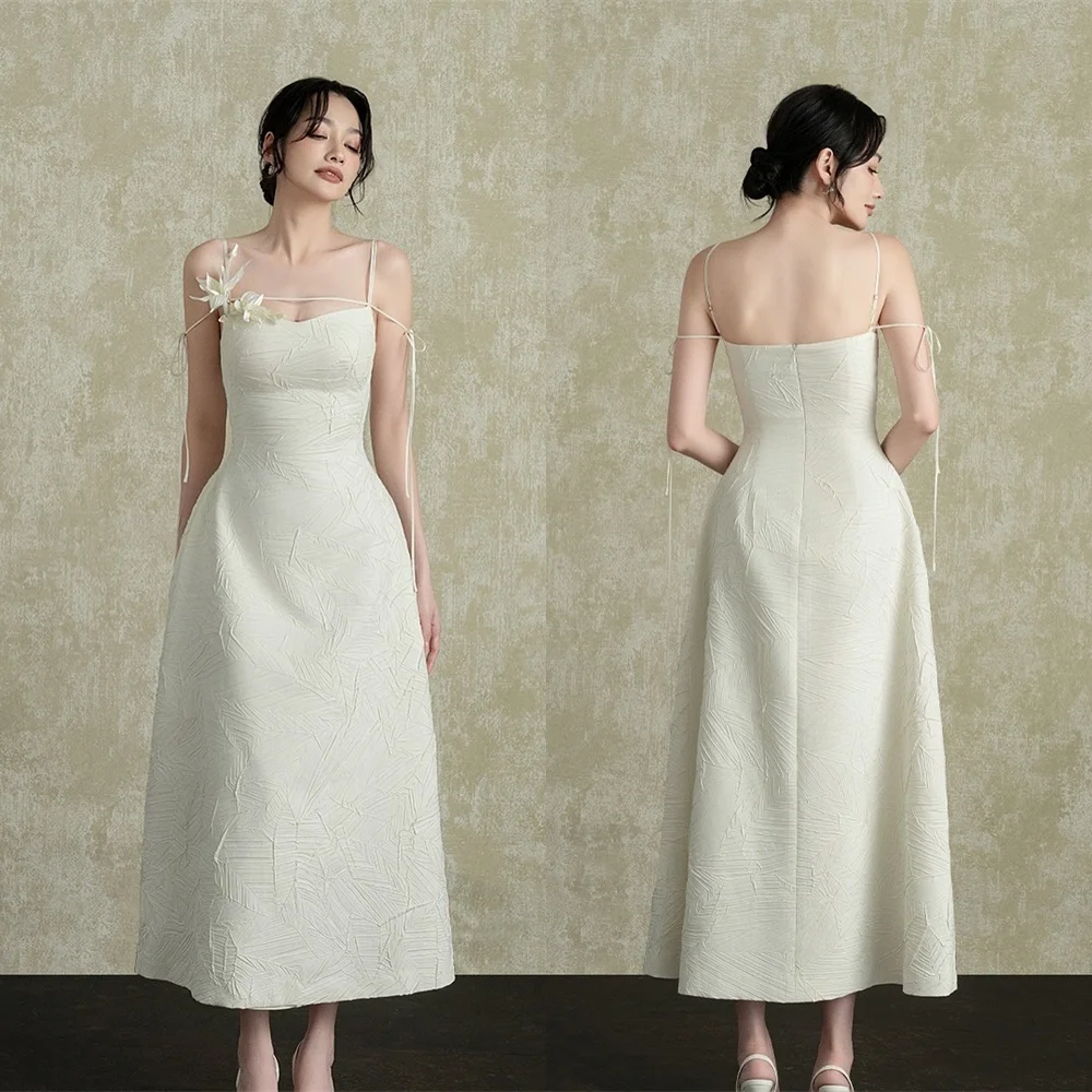 Индивидуальное темпераментное вечернее платье из джерси цвета слоновой кости, высокое качество, без бретелек, без рукавов, на молнии сзади, с цветами, на заказ, платья для особых случаев