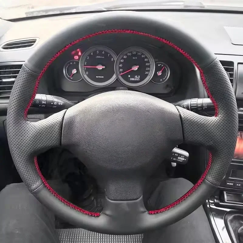 

Кожаный чехол на руль автомобиля для салона автомобиля Subaru Forester Impreza WRX STI Legacy Outback 2005-2007 для Saab 9-2X 2006