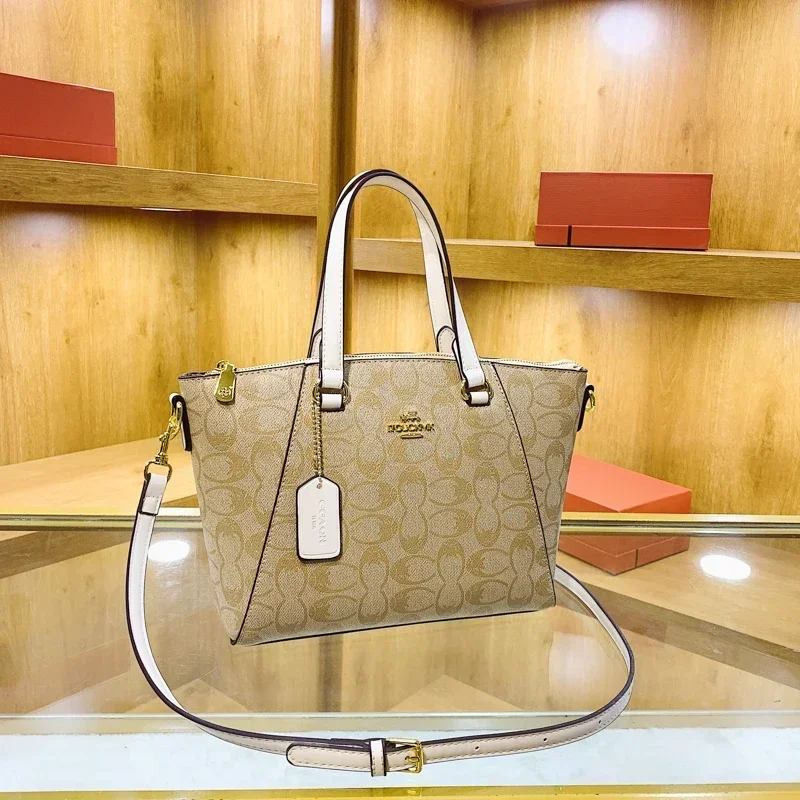 

High-End Leather Ladies Tote Diaper Bag Classic Designer Paris Casual Simple Vintage Trendy Design with Large Interior Space