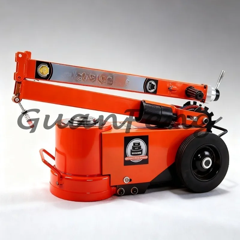 50-Ton Heavy Duty Pneumatic Floor Jack for Truck Maintenance, Pneumatic Lifting Tools for Garage Vehicle Maintenance