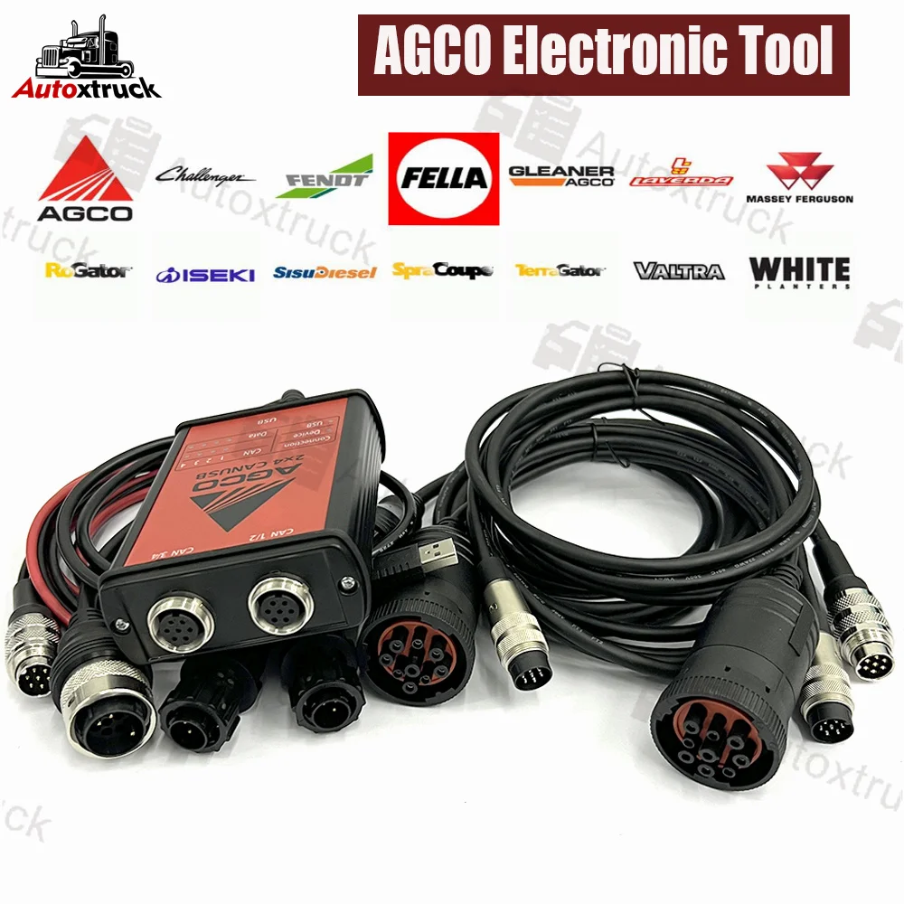 Electronic Tractor For AGCO CANUSB EDT Massey Ferguson FENDT OEM AGCO Interface Diagnostic Tool Agricultural Diagnostic Scanner