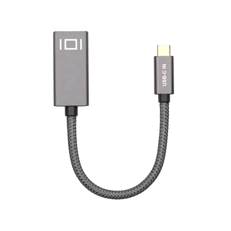 Адаптер USB Type C к Mini DisplayPort 4K, 60 Гц, 2K, 144 Гц, конвертер USB-C «папа» к Mini DP «мама», USB-C/Thunderbolt 3 к Mini DP