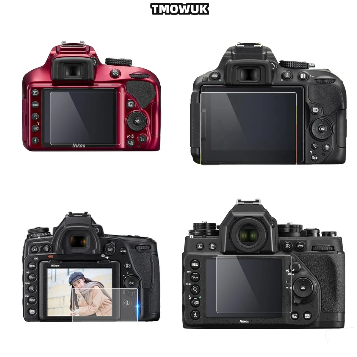 

For Nikon D5300 D54 D5500 D5600 Anti Scratch Tempered Glass - 9H Military Grade Screen Protector With Privacy Anti Blue Light