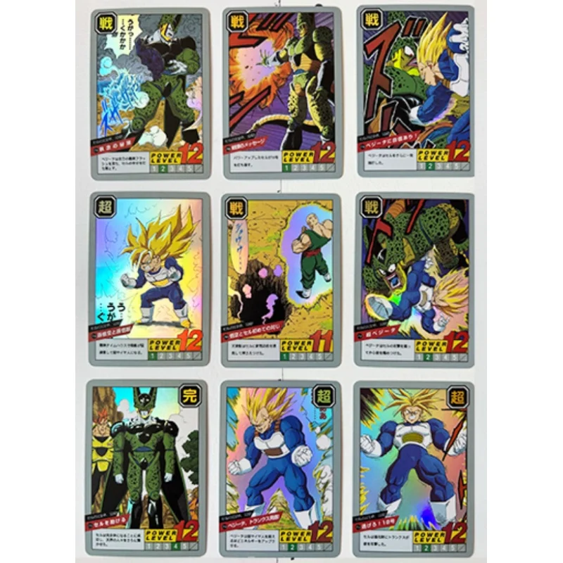 54 Vellen Dragon Ball Flash Card Son Goku Vegeta Iv Cell Piccolo Android 16 Diy Jidou Actie Speelgoed Figuren Anime Game Collectie