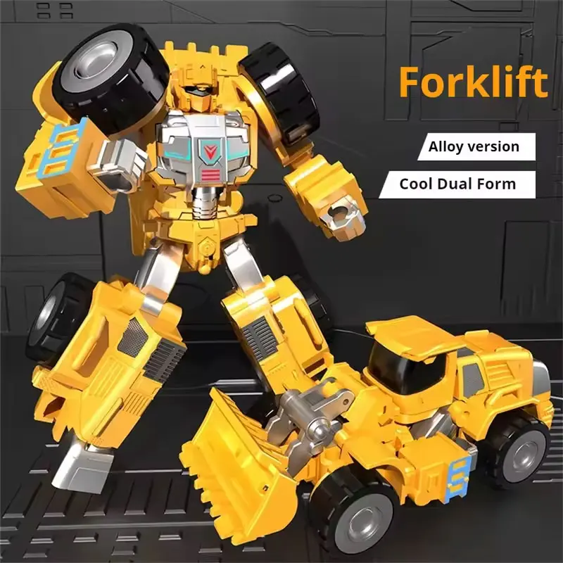 Robot de juguete de transformación 6 en 1, traje de equipo de rescate y deformación, Robot combinado, versión de aleación, regalo de cumpleaños personalizado