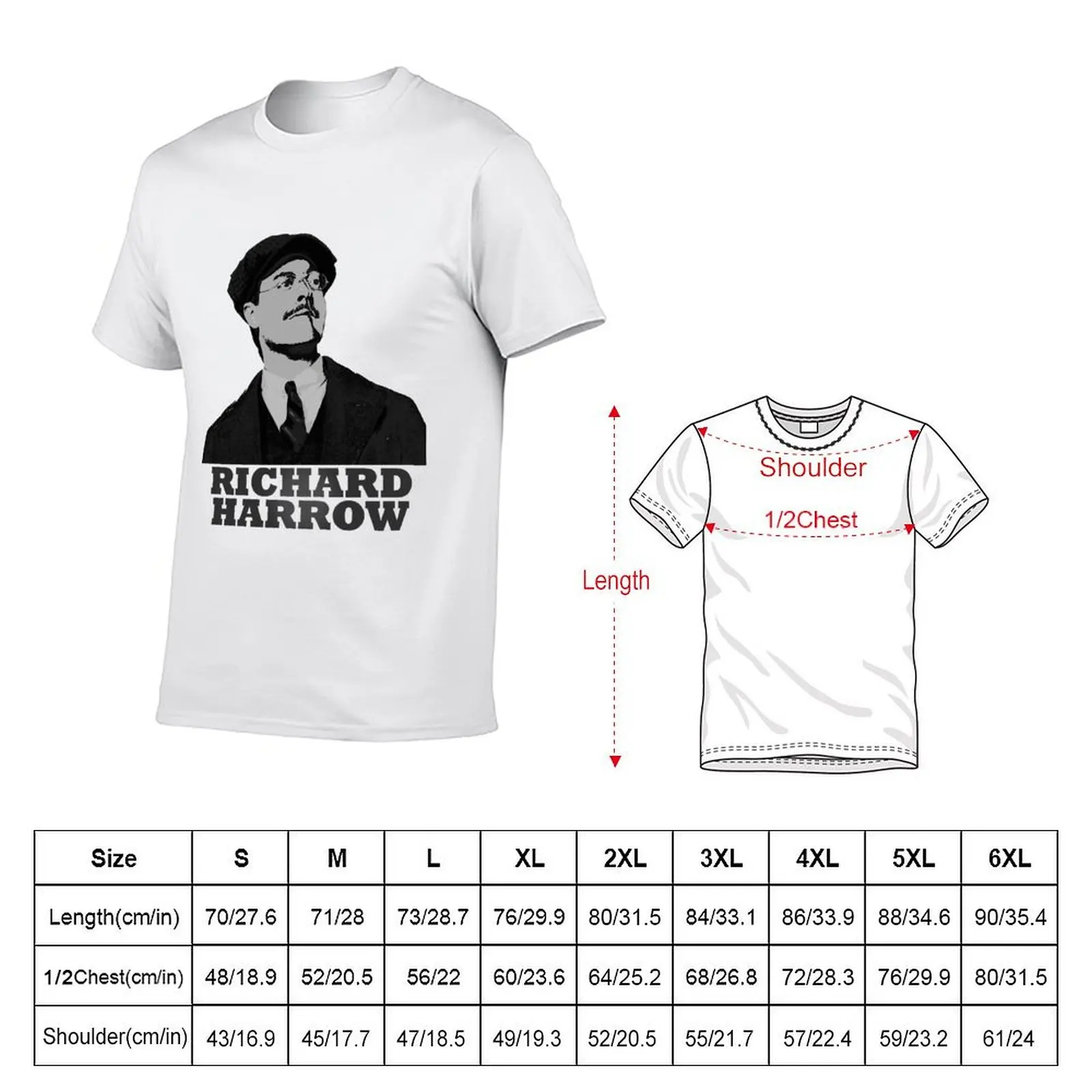 Animal Richard Harrow from Boardwalk Empire (3) Christmas T-Shirt Plus Size Basic Cotton T-Shirt