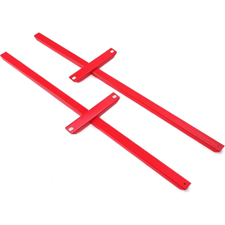 チューブラーコントロールアームとサブフレームキット、リアアッパーロワー、1979-2004年式フォード・マスタング・コブラ対応、スチール製、パウダーコーティング済み、レッド