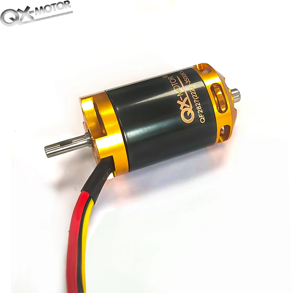 QX-MOTOR bezszczotkowy silnik QF2827 1800kv 2300kv 2600kv 3500kv 3800kv dla 70mm EDF