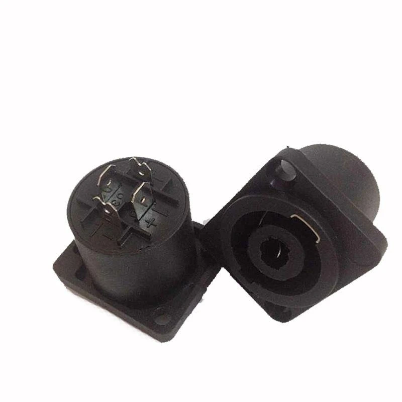 

2025 New 4 Pin Female Panel Cable Connector for for Head Ohm Small Square for Seat Connector PCB Moun