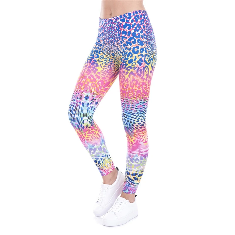 Damskie legginsy DeanFire w stylu lat 80., artystyczny nadruk z plamami, miękkie jak masło, elastyczne spodnie, seksowne legginsy, elastyczna talia, standardowe spodnie.