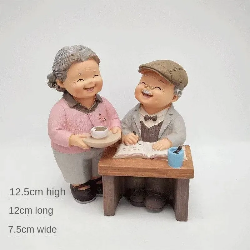 Creative Old Man Old Lady Decorations Cakes Home Decor Living Room Bedroom Decorations Grandparents Wedding Anniversary Gifts