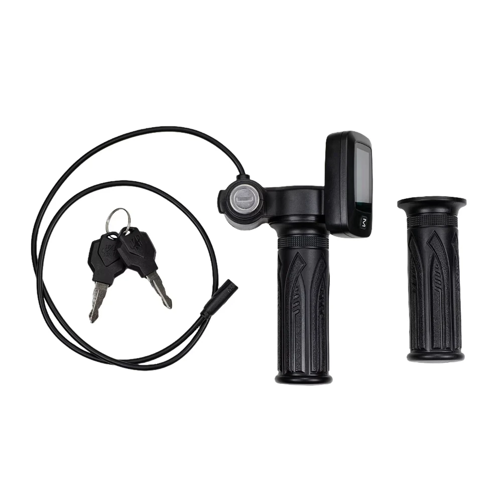 AliExpress JFGRACING Motorcycle Throttle with Speedometer Grip and Dashboard Display Digital Gauge Cluster Assembly For Tuttio Soleil 01 Dirt E-Bike