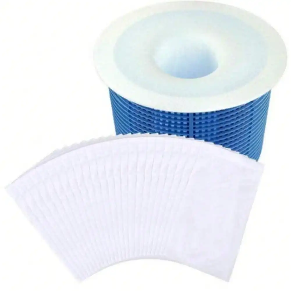 20/50 Pack Pool Skimmer Socks-Premium Filter Socks for Skimmer Basket,Effective at Cleaning Debris and Leaves for Both In-Ground