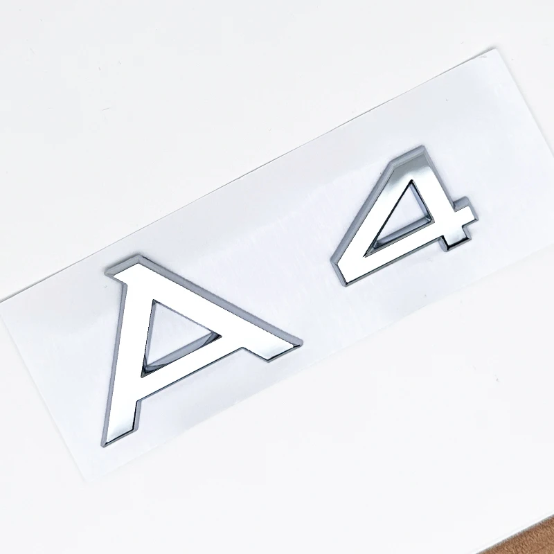 Gelten für Kofferraum Aufkleber 3D ABS 2,0 2,5 3,0 4,0 5,0 TDI 30 35 40 45 50 55 TFSI TDI Für A1 A3 A4 A5 A6 A7 A8 Q2 Q3 Q5 Q7 – Detail 4