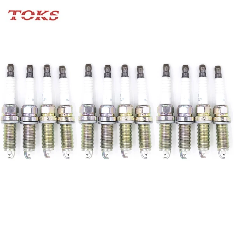 12pcs PLZKAR6A-11 5118 Iridium Spark Plugs For Nissan X-Trail March Qashqai NV200 Tiida Micra OEM 22401-CK81B PLZKAR6A11