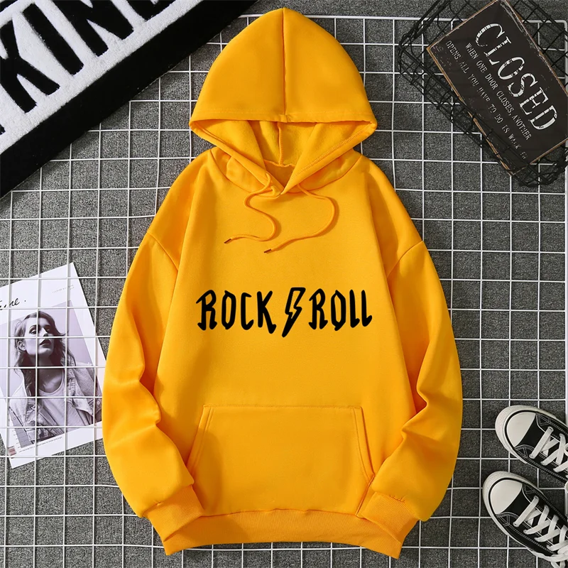 رسالة طباعة المرأة البلوز لينة عادية فضفاض Vintage هوديس الإناث 2025 شتاء جديد دافئ الصوف طالب القمم Y2k CYXX374