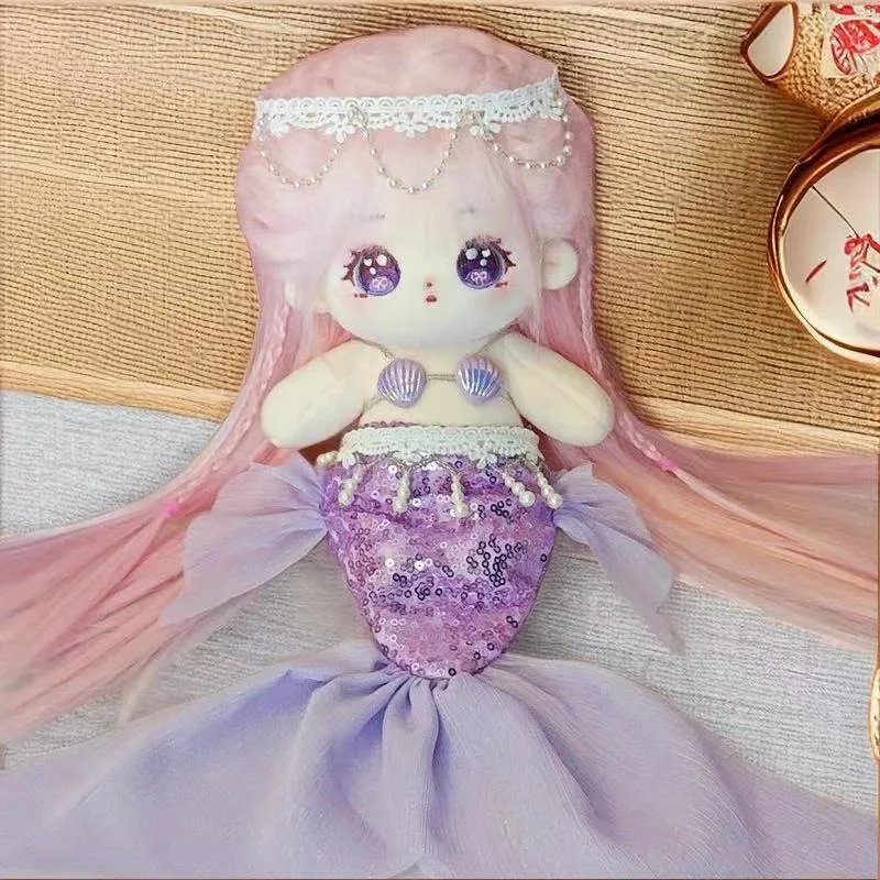 20cm Idol Puppe Tier Plüsch Stern nackte Puppe gefüllt benutzer definierte Figur Spielzeug Baumwolle Baby Plüschtiere Spielzeug Fans Sammlung Geschenke Mädchen