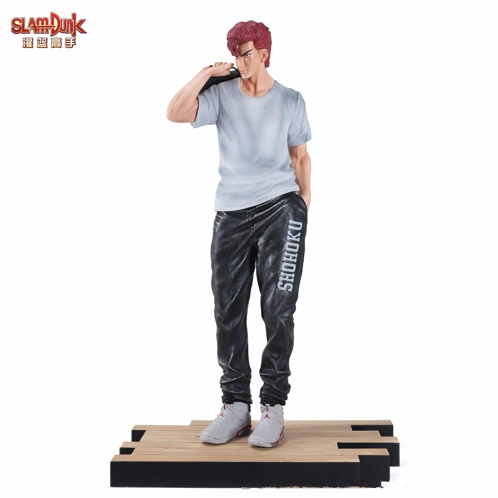 30cm Anime Slam Dunk Action Figure Toys Sakuragi Hanamichi Rukawa Kaede Figuras PVC Figurine Collection Model Gift for Children