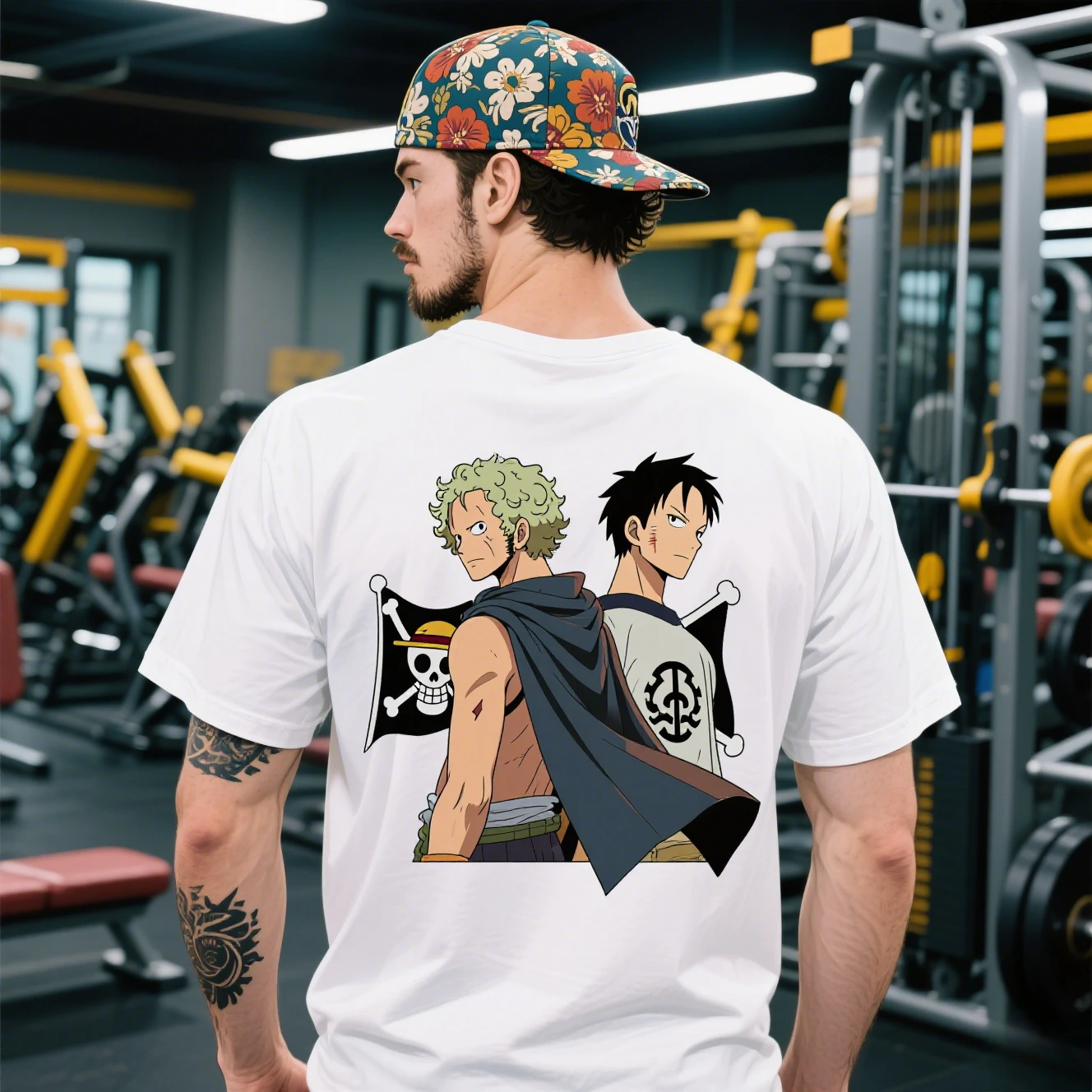 

Летняя мужская и женская короткая футболка с круглым вырезом из чистого хлопка для пиратов Johnny Joseph Group из чистого хлопка высокого качества